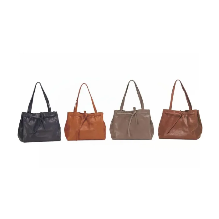 VegTan Grace Large Tote Bag – Handcrafted Vegetable-Tanned Leather, Spacious & Timeless Style