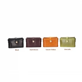 Vintage Elegance – Handmade Vegetable-Tanned Leather Crossbody Bag for Timeless Style