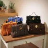 Elegant Texture & Versatile Fashion – Handmade Vegetable-Tanned Leather Handheld & Crossbody Bag