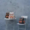 Handmade Canvas & Vegetable-Tanned Leather Backpack