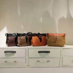 Artisanal Leather Sling Bag – Premium Handmade, Crossbody, Stylish & Travel-Ready | SYMONHO