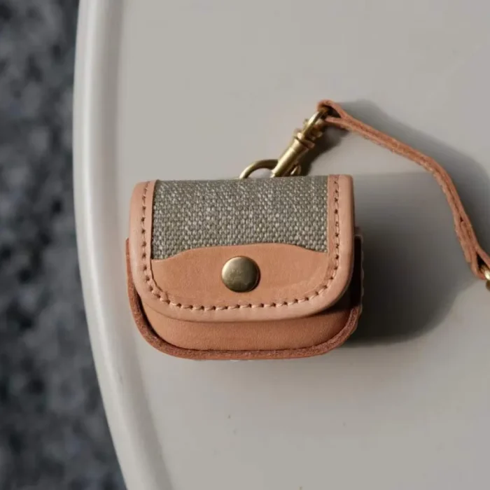 Handmade Leather Case for Apple AirPods 3 – Poplar Green