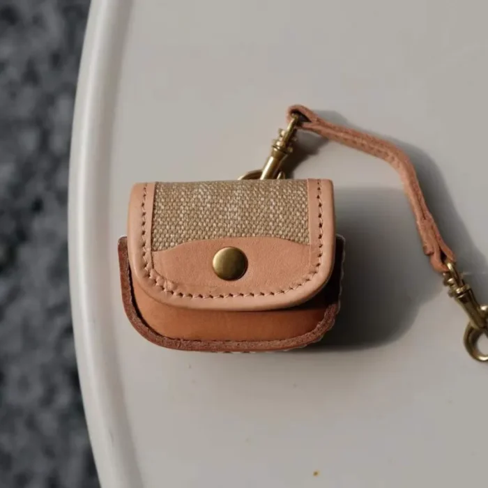 Handmade Leather Case for Apple AirPods 3 – Tucker Yellow