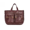 Vegetable-Tanned Leather Tote – Ultimate Handmade Multi-Way Bag