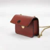 Vegetable-Tanned Mini Crossbody Pouch | Queen's Exclusive Lip Bag | High-Value Accessory