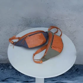 Ultimate Canvas Leather Sling Bag | Unisex Crossbody & Fanny Pack
