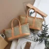 Versatile Canvas & Leather Multi-Bag: Crossbody, Shoulder, Tote | SYMONHO