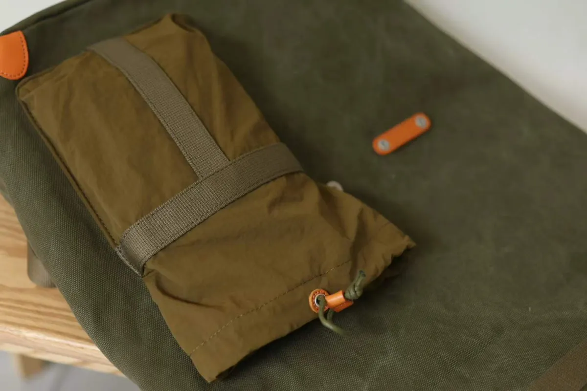 Essential Roll Top Canvas Outdoor Backpack for Camping & Travel - Image 5