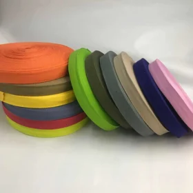 Thick Polyester Herringbone Webbing for Handmade Bag Binding and Edge Finishing